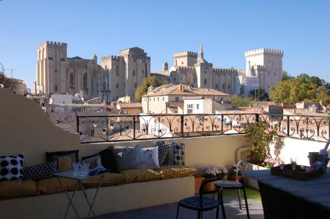 Magnifique Appartement De Charme Avec Vue Sur Le Palais Des Papes A Avignon Wifi Gratuit 외부 사진