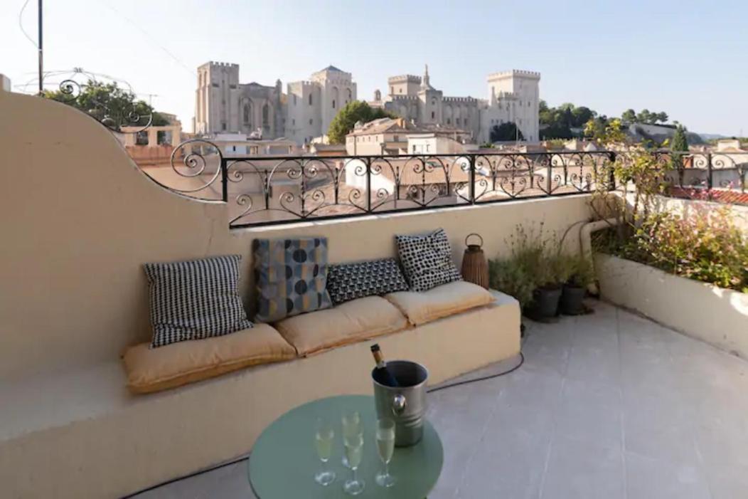 Magnifique Appartement De Charme Avec Vue Sur Le Palais Des Papes A Avignon Wifi Gratuit 외부 사진